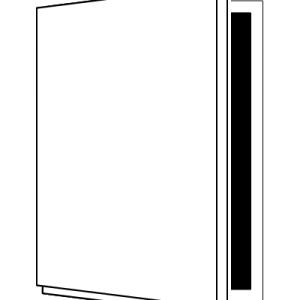 A.S.Helsingö SAMSO for METOD Thermal Grey Left hung door handle down