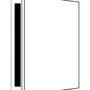 A.S.Helsingö SAMSO for METOD Smoke Oak Right hung door vertical handle