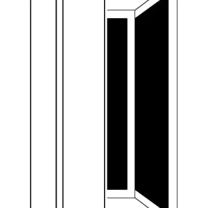 A.S.Helsingö SAMSO for METOD Sunday Greige Left hung door handle up for corner cabinet