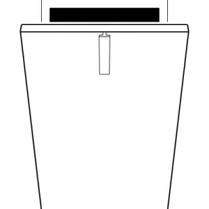A.S.Helsingö ARK for FAKTUM Misty Ash Dishwasher front