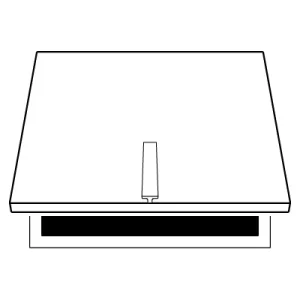 A.S.Helsingö ARK for FAKTUM Clay Ash Horizontal door