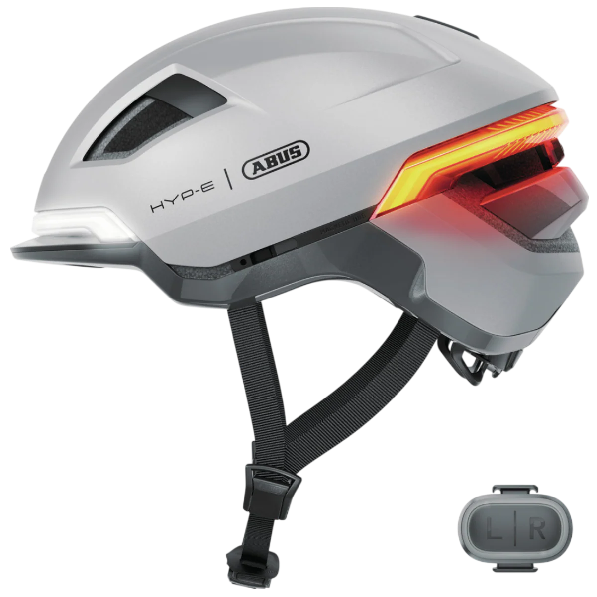 Cykelhjälm ABUS HYP-E Gleam silver - Bild 2